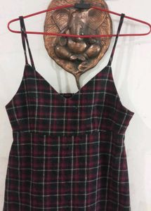 Plaid Mini Dress