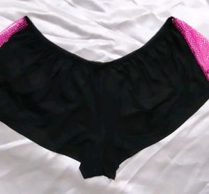 Black &amp; Pink Swim Bottom panty