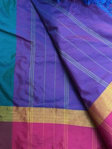Elegant Striped Saree