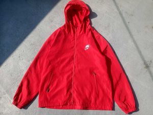Red Nike Windbreaker Jacket