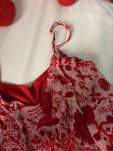 Red Floral Maxi Dress Size S-L