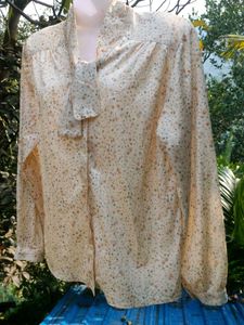 Vintage Floral Blouse