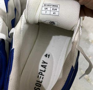 SOLEPLAY(WESTSIDE) SUEDE COLORBLOCKED SNEAKERS 41