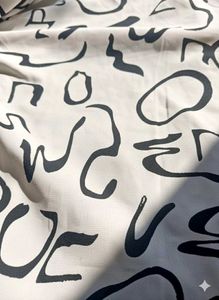 Patterned short puffed Sleeve Shirt