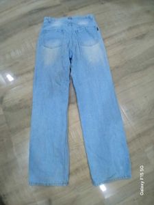 Light Wash Wide Leg Jeans