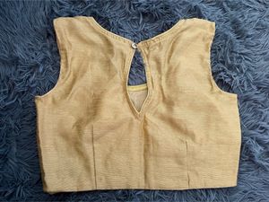 Golden Lehenga/saree Blouse