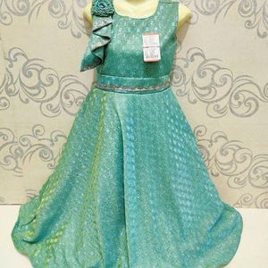 Girls Green Dress