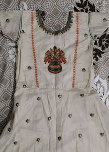 Elegant Embroidered Anarkali Suit