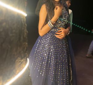 Elegant Blue Lehenga Choli