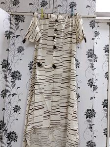 Off Shoulder Beautiful Design With Tassel And Side