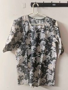 Floral Print Kurta