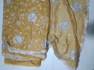Embroidered saree