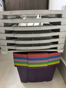 5 Compartment Plastic Drawer