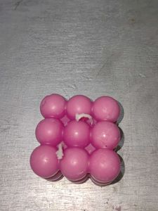 Homemade Bubble candle.