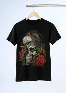 Skull & Roses Graphic Tee