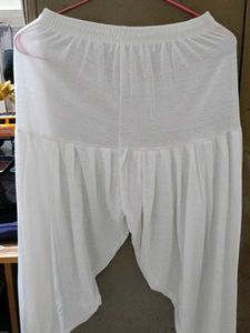 white patiyala Women pant
