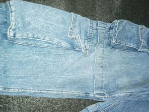 baggy Trendy Light Wash eight pockets