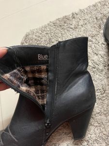 Short Embellished Leather Boots