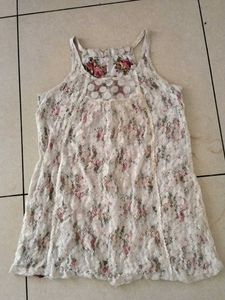 New Lace Detail Tank Top