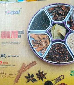 Revolving Masala Box Two Color 💚 And Purple 💜