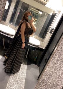 Black Lehenga Without Belt. With One Side Dupatta