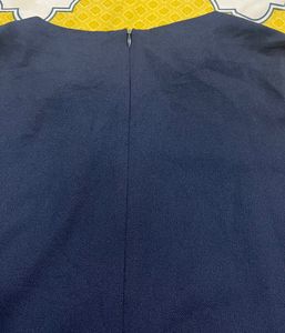 classy navy blue top