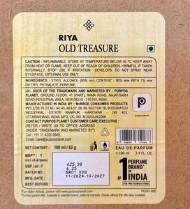RIYA Old Treasure Perfume