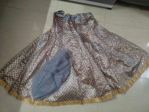 Grey Lehenga With Dupatta