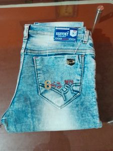 Light Blue Shaded Jeans