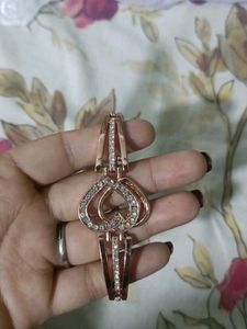 Rose Gold Heart Design Braslet