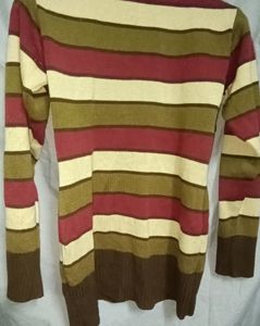Beautiful Women&#39;s Woolen Middy Dress Multicolour