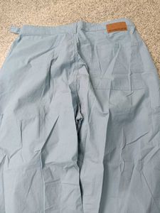 Roadster Light Blue Cargo Style Pants, 34 Size