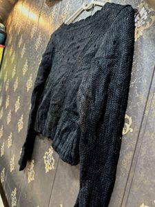 Embellished Black Cardigan👀🦅