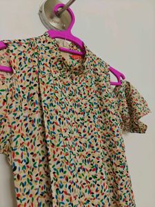 Beautiful Multi Colour Slit Dress For Women