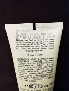 Oriflame Love Nature Radiance Mask