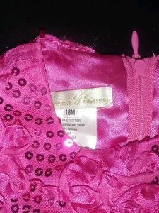 Pink Floral Girls Dress