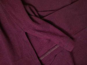 Elegant Maroon Embellished Long Sleeve Top for Wom