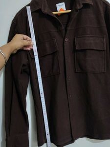 Brown Corduroy Overshirt Jacket