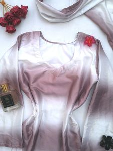 Doubleshade Corset Kurti With Scarf🫶🏻