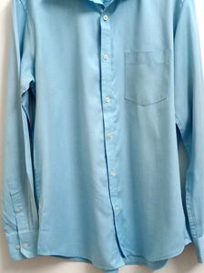 KNIGHTHOOD, Slim Fit, Mens Formal Used Shirt, Size- 40