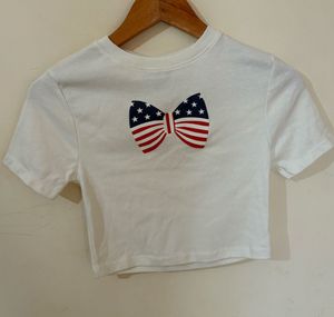 Bow Crop Top Xs/S
