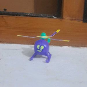 Cute Purple Helicopter Toy