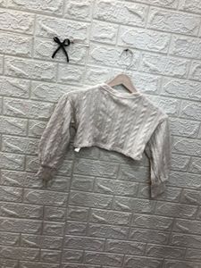 Cropped Knit Sweater🕷️🕸️‼️