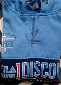Blue Graphic Hoodie