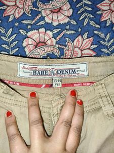 Khaki Cargo Shorts 13/14years