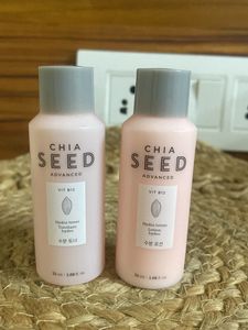 Chia Seed Toner And Lotion