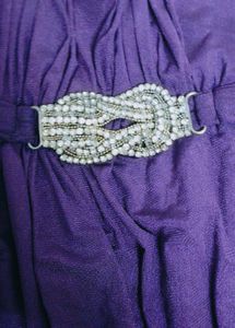 Purple Embellished Dress