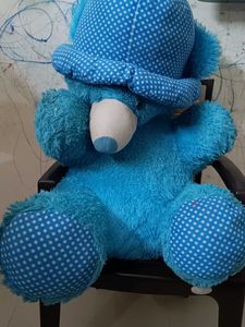 Blue Polka Dot Teddy Bear