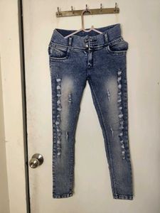 Ripped Denim Jeans