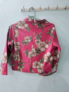Floral Print Mock Neck Crop Top